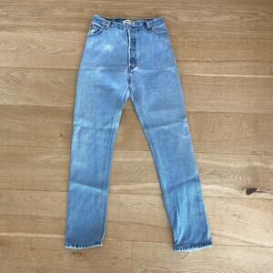 ReDone / Levi's - High Waist Butt Cut Light Wash Jeans